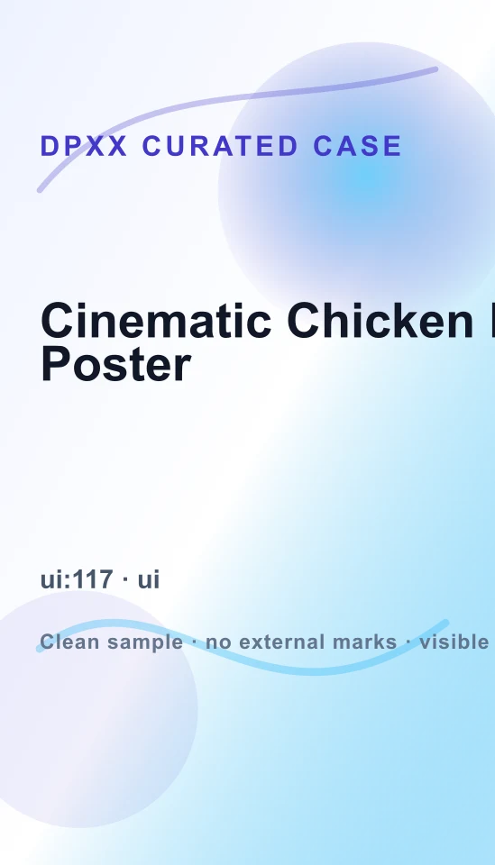 UI 界面案例 117：海报 / 广告 / 风格化