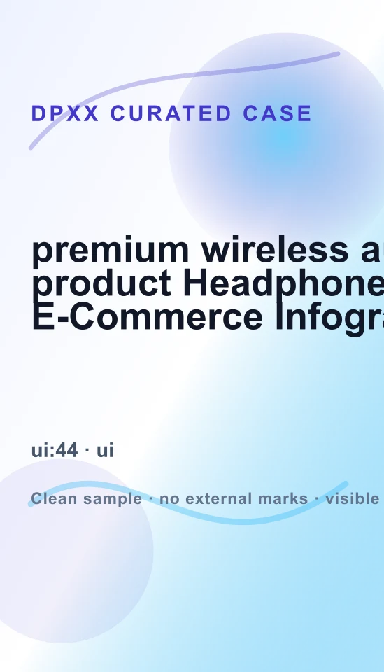 UI 界面案例 44：商品 / 信息图 / 广告