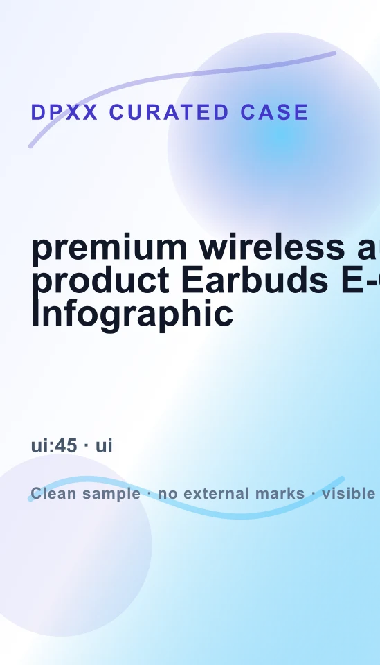 UI 界面案例 45：商品 / 信息图 / 高级质感